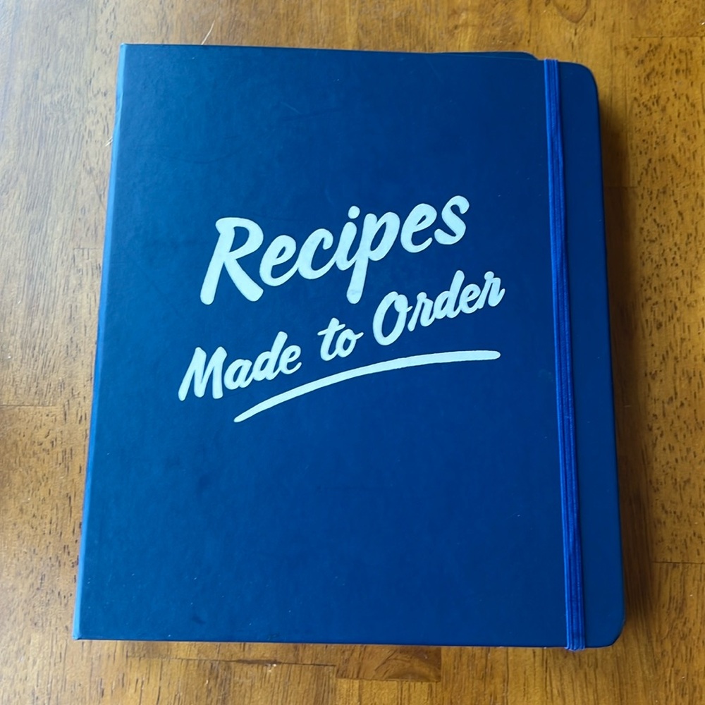Kate Spade Made to Order Recipe Book Good Condition Blank Inside not written in
